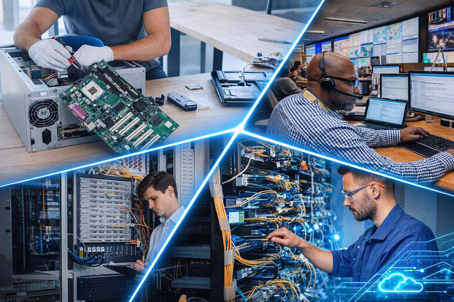 IT Career Paths – Help Desk, Systems Administration, Cybersecurity, and Cloud